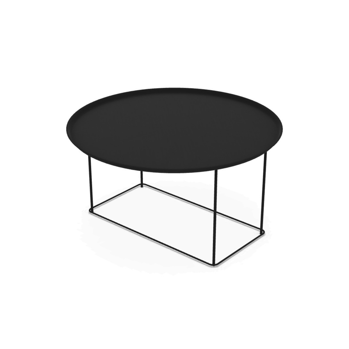 Fat-fat Small Table (Painted Frame)