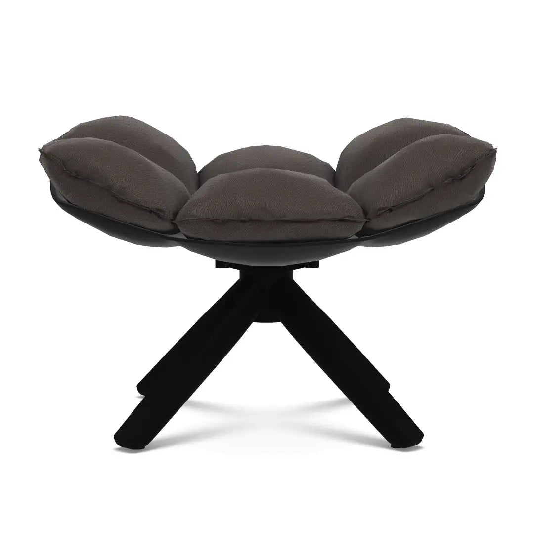 Husk Swivel Armchair with Armrests