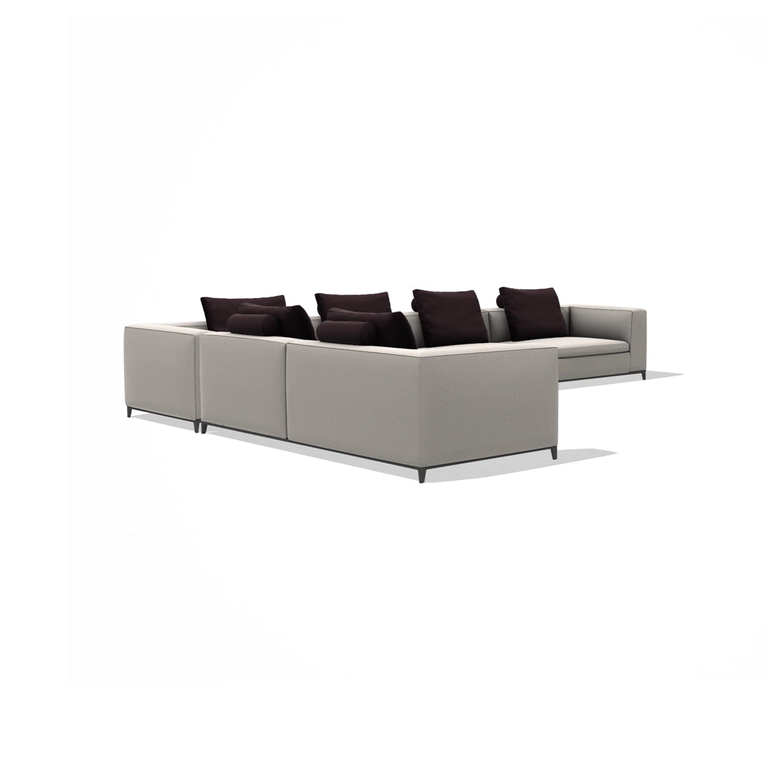 Michel Club L Shape Sofa, 2 Left Terminal Element, Right Terminal Element
