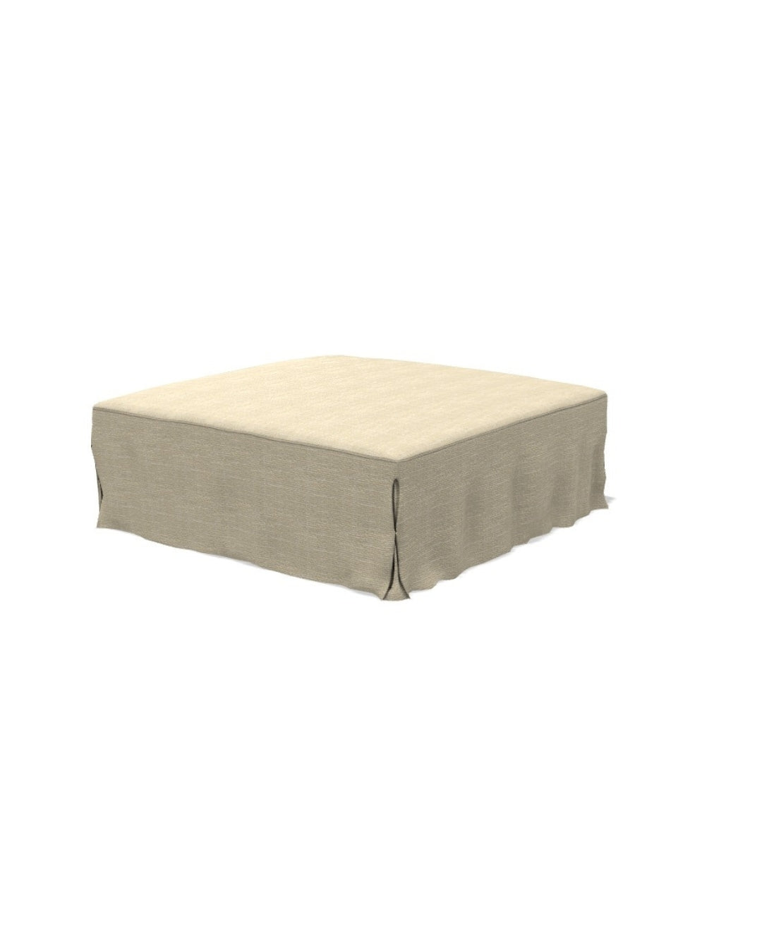 Atoll Ottoman with Slip Cover AT104PQF