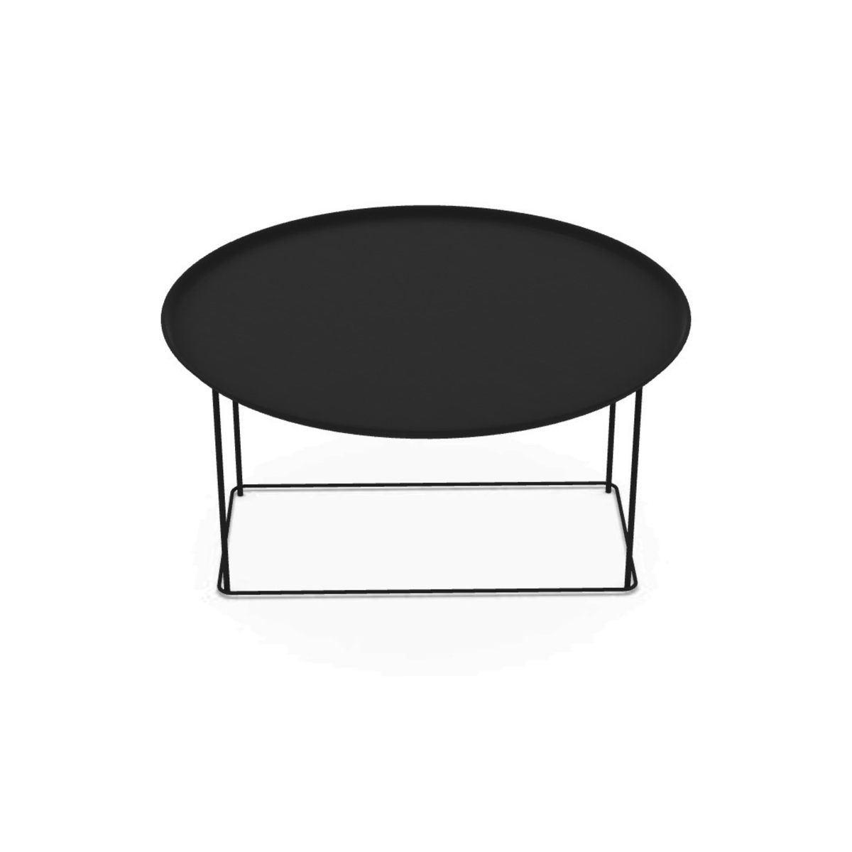 Fat-fat Small Table (Painted Frame)