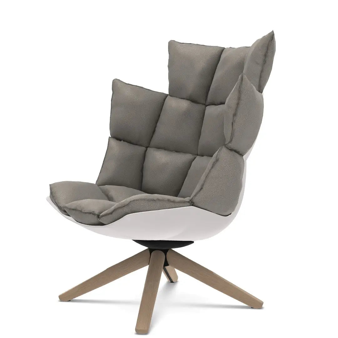 Husk Swivel Armchair H3G