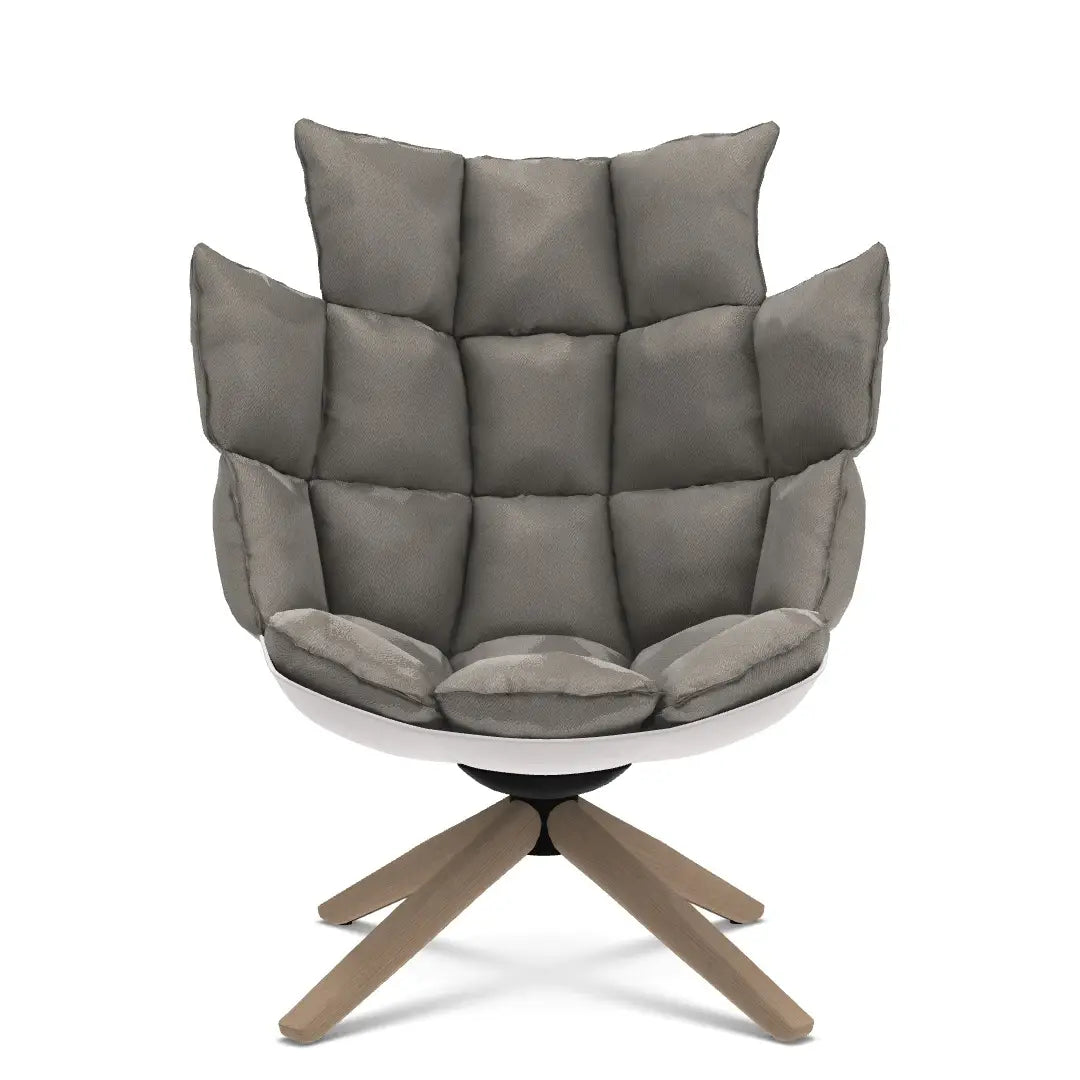 Husk Swivel Armchair H3G