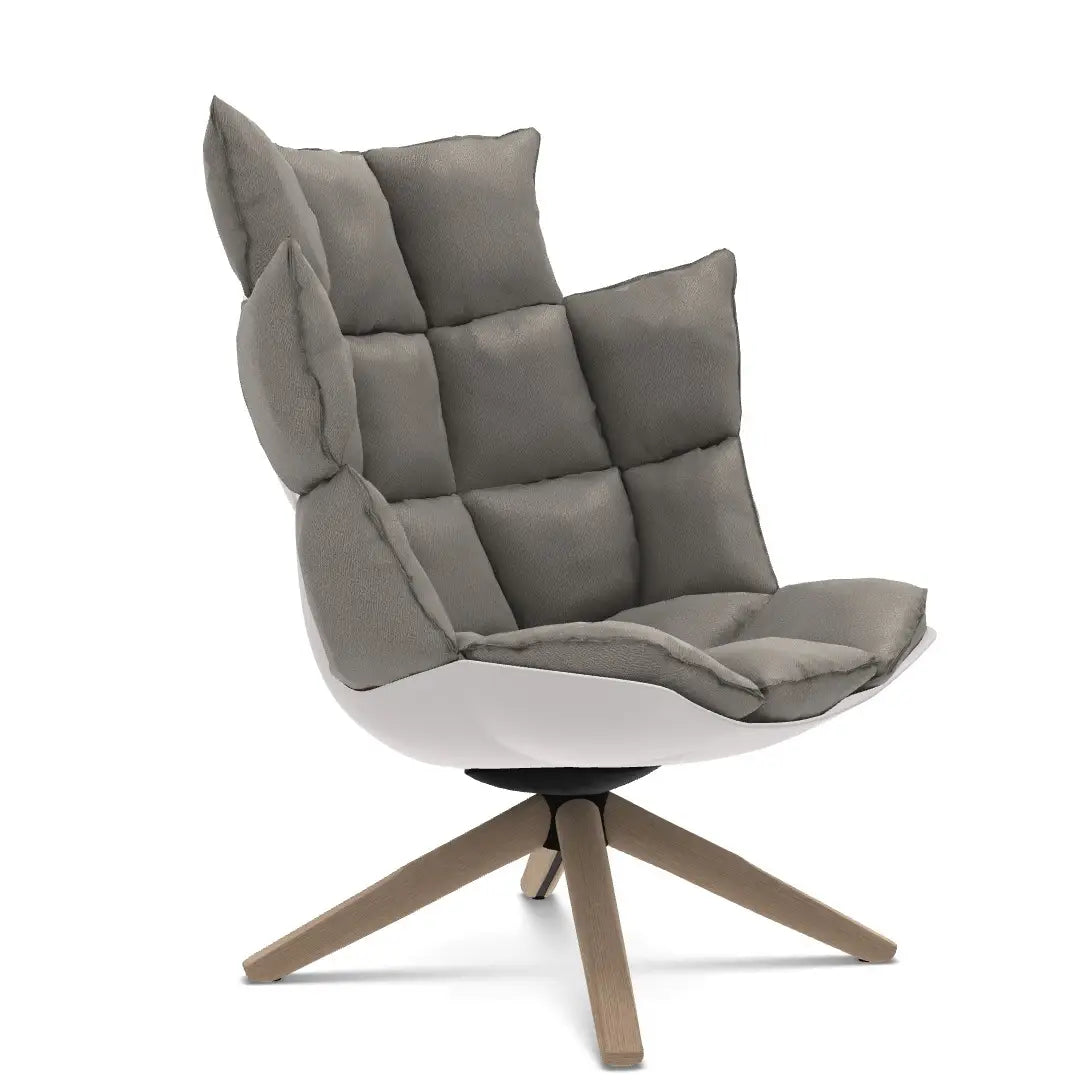 Husk Swivel Armchair H3G