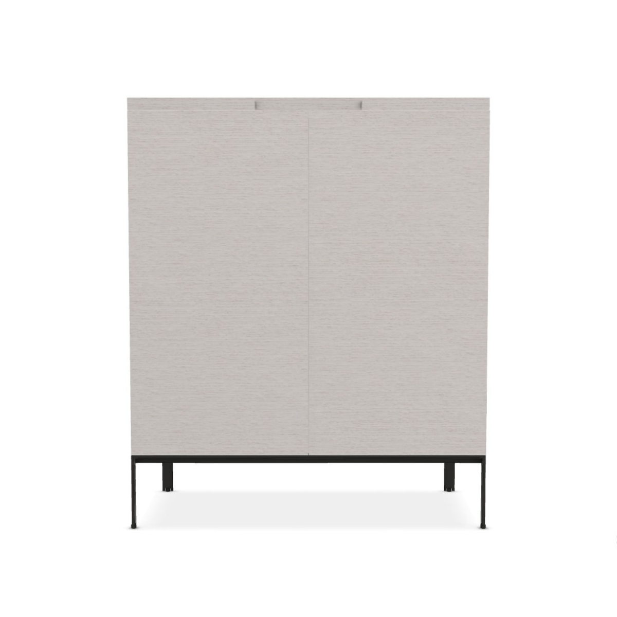 Mida High storage Unit with 2 Hinged Doors (Painted Base-Frame)
